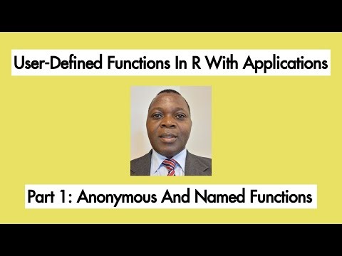 User-Defined Functions In R With Applications Part 1