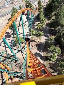 The 4.5G Blackout Helix at 137 km/h! Goliath On-Ride POV #MagicMountain #SixFlags