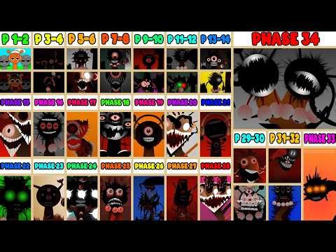 Incredibox Sprunki Mix All Phases: Phase 1-34 - NEW UPDATE | NEW MOD!