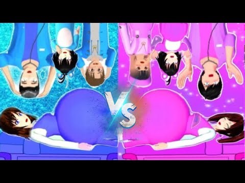 YUTA MIO PANIK!MAMA HAMIL BIRU GALAXY HAMIL VS PINK MELAHIRKAN TERBALIK! SAKURA SCHOOL SIMULATOR