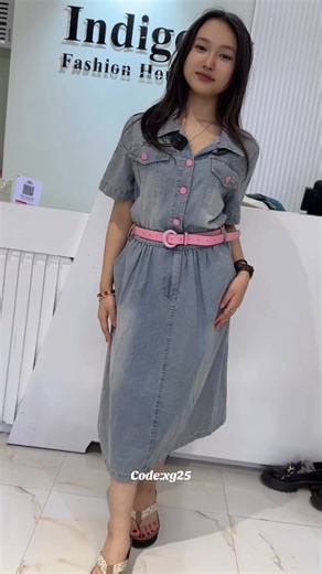 #jeans dress #indigo #kumaripatilalitpur #pageforyou