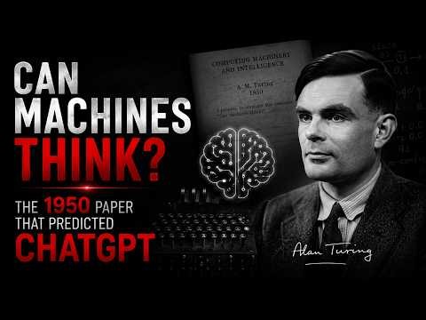 Alan Turing's Wildest Idea The Test That Still Defines AI Today