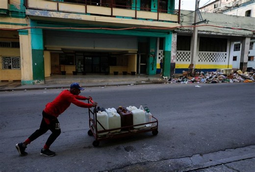 Protests break out in Havana as Cuba struggles to restore electricity