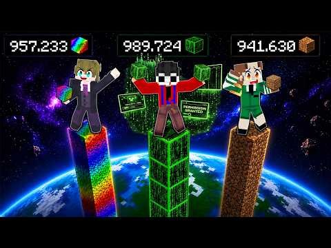 SECRET TOWER BATTLE in Minecraft!