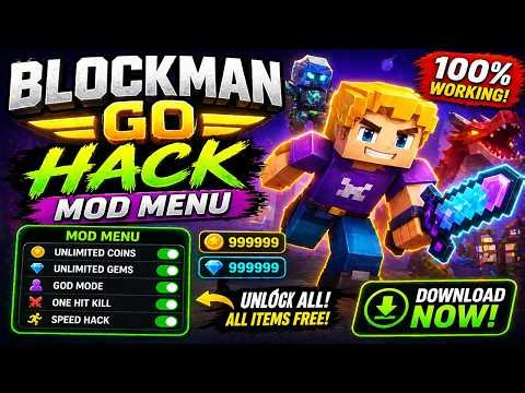 Blockman Go Hack Mod Menu - Get Unlimited Gcubes & Money FREE iOS Android 2026
