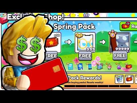 CAN I GET LUCKY WITH SPRING FOREVER PACK in Pet Simulator 99