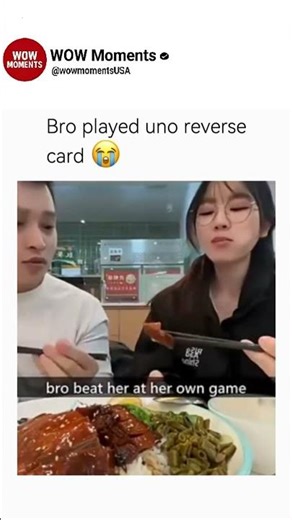 Bro played uno reverse card 😭