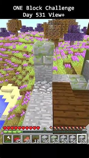 Day 531 Minecraft build challenge - ONE BLOCKS BUILD