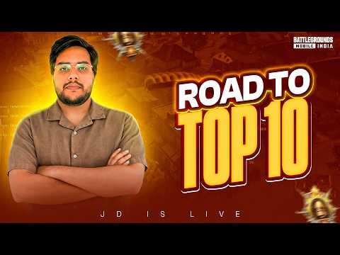 TOP 100 TODAY ! FINISH RANKING TOP 10 ! | BGMI LIVE | JDisLIVE | #vsall #bgmilive
