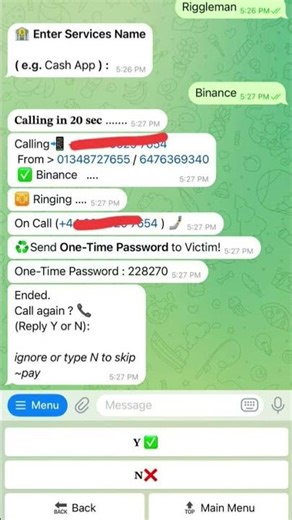 OTP BOT | 3D OTP BYPASS [CVV, SMS, PIN and Other]