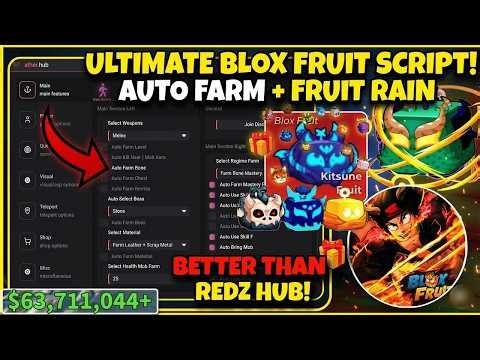 [🔥NEW] Blox Fruits Script Mobile | Auto Farm Mastery, Auto Sea Event, Fruit Rain, Aimbot & More!
