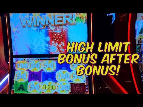 Bonus After Bonus in the MGM Grand High Limit Room in Las Vegas!