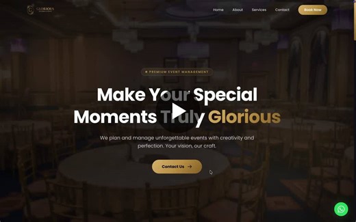 Next.js Website for Glorious Occasion Events | Er. Dheeraj Singh posted on the topic | LinkedIn