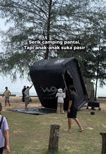 Camping Santai di Payung Gateway dengan WISELD Electric Wagon