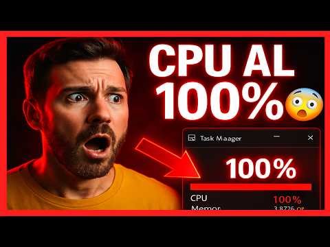 ⚠️ CPU al 100% en Windows “sin abrir nada”: bájala en 10 MIN con estos ajustes
