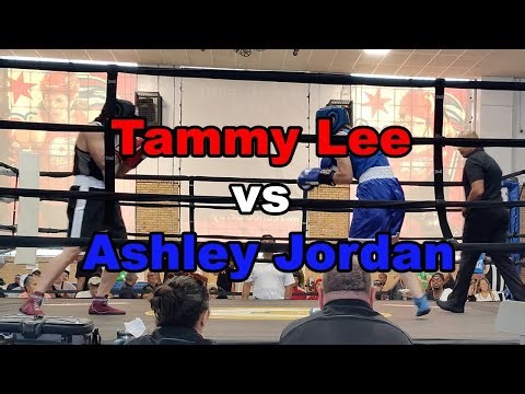 Tammy Lee vs Ashley Jordan Womens Boxing 154 lbs Novice Chicago National Masters Golden Gloves TKO