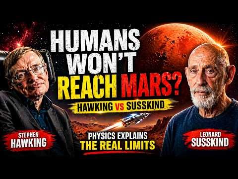 Why Humans May NEVER Reach Mars | Stephen Hawking vs Leonard Susskind