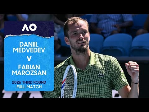 Daniil Medvedev v Fabian Marozsan Full Match | Australian Open 2026 Third Round