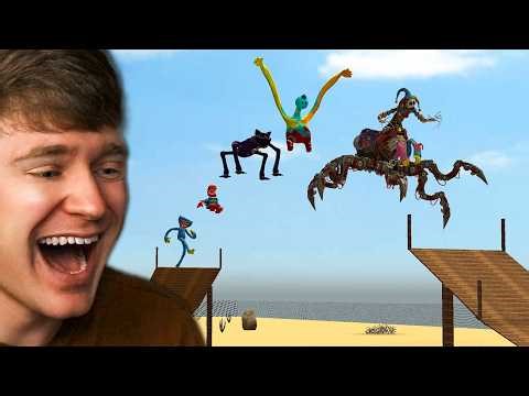 Which POPPY PLAYTIME MONSTER can MAKE THE JUMP!? (Reaction)