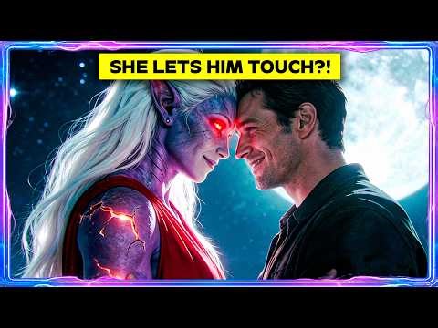 Savage Alien Queen Molts Her Skin Every Full Moon, The Human Helps Her Through the Pain