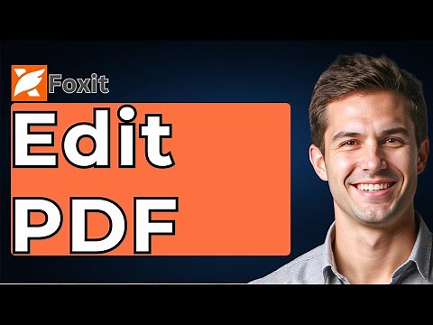 How To Edit PDF Using Foxit Reader (English Sub) [2025 Guide]