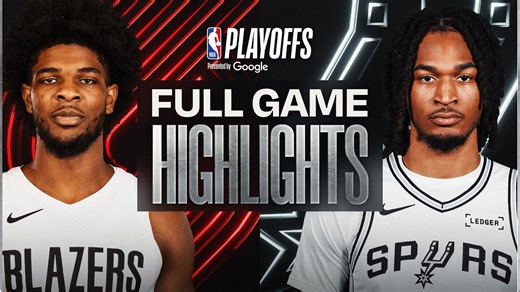 #7 TRAIL BLAZERS at #2 SPURS | FULL GAME 2 HIGHLIGHTS | April 21, 2026