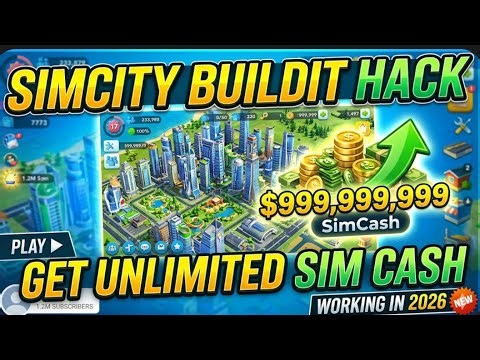 SimCity BuildIt Hack/Mod - Get Unlimited Simoleons, Simcash & Keys (iOS/Android)