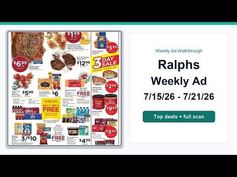 Ralphs Weekly Ad (7/15/26 - 7/21/26) Best Deals