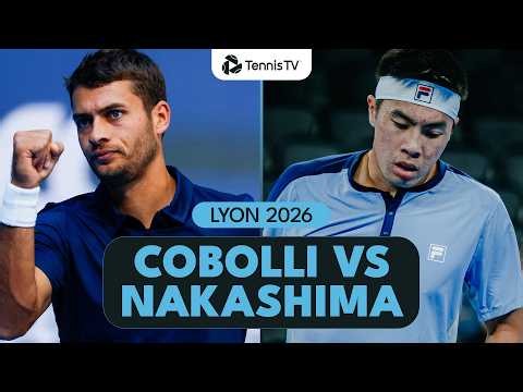 Flavio Cobolli vs Brandon Nakashima High-Quality Tennis! | Lyon 2026 Highlights