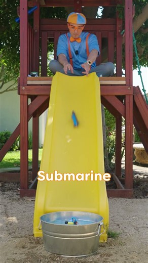 Which Vehicles Will Sink or Float? 🚜💧#shorts #blippi #kids