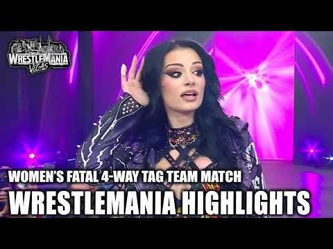 Fatal 4-Way Tag Team Match | WrestleMania 42 Highlights | WWE on ESPN