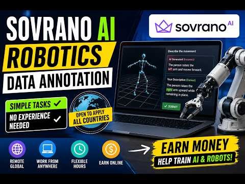 Sovrano AI: The Simple Robotics Data Annotation Job You Can Do From Almost Anywhere