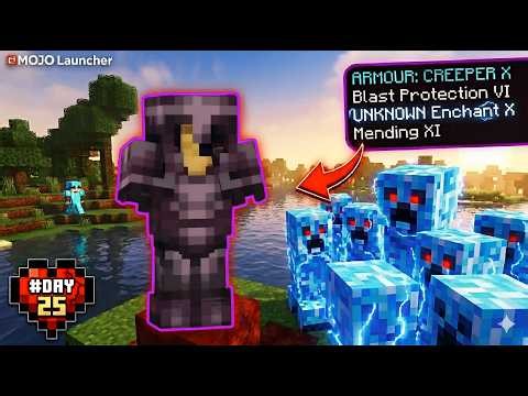 The ULTIMATE Hardcore "GOD ARMOUR" is FINALLY MINE! (Day 24)