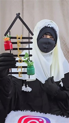 Home Wall hanging craft idea/ Welcome board craft idea #ytshorts #shorts #craft #support #viralshort