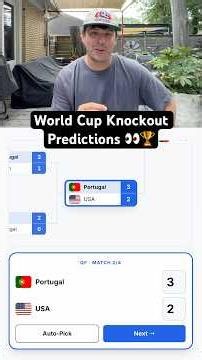 Predicting the World Cup Knockouts 🏆👀