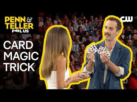 Magician Fools Penn & Teller with Signature Card Magic Trick | Penn & Teller: Fool Us | The CW