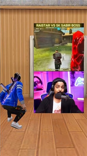 RAISTAR VS SK SABIR BOSS 😳🤯😱 #shorts #freefirehighlights #freefirememes #freefiregarena