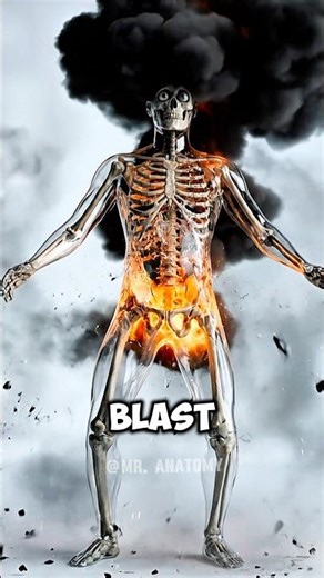 What If Your Phone Exploded in Your Pocket? #skeleton #whatif