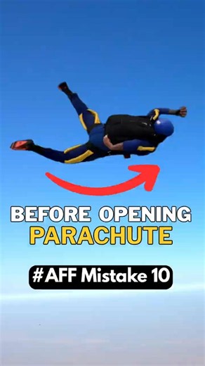 Do This Before Opening Your Parachute | AFF Mistake 10/10 🪂