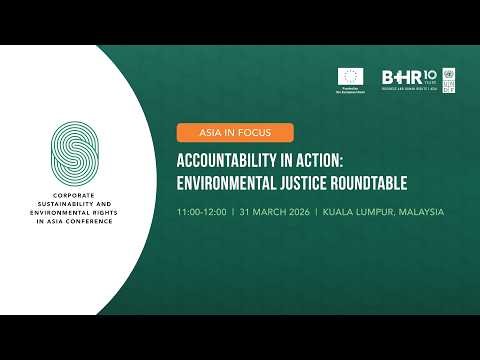 Accountability in Action: Environmental justice roundtable