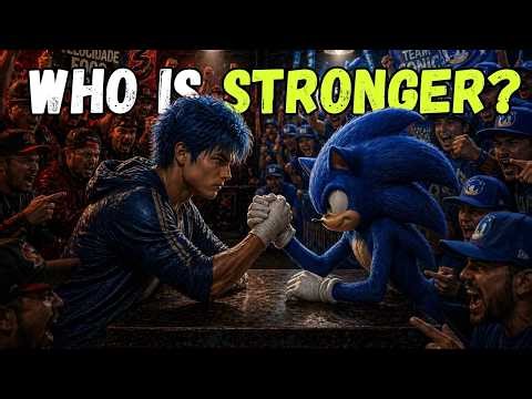 Who Is STRONGER? Sonic Characters vs Their Human Versions 💪😳