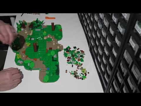 🌲 Building the Sequoia Tree Trail – Timelapse (Bags 1–15) | BrickLink Designer Program - Part I
