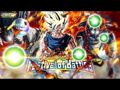 LR TEQ NAMEK SSJ GOKU VS. CHALLENGE THE LIMITS! FESTIVAL OF BATTLES! (DBZ: Dokkan Battle)