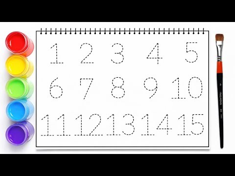 12345 | Numbers | 1234 Number Names | 1 to 15 counting | 12345 learning for kids | 123 songs| colors