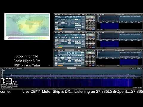 Live CB Radio Videogates Skip & DX 0730 - WE GOT THE DX!