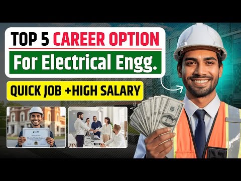 Top 5 High Salary Careers for Electrical Engineers in 2026 ⚡ (Free Courses & Roadmap)
