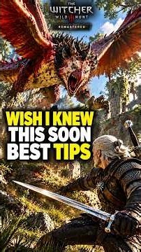 The Witcher 3 Remastered: Tips & Tricks Most Players DON'T Know! #viralshorts #witcher3 #shortsvideo