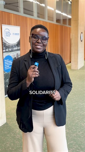 🎤 Solidarity with refugees. Grace Konan shares what it means to support people forced to flee based on her own experiences living as a refugee and volunteering to help others. | UNHCR, the UN Refugee Agency