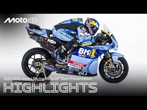 HIGHLIGHTS 🔥 2026 BK8 Gresini Racing MotoGP Team Presentation