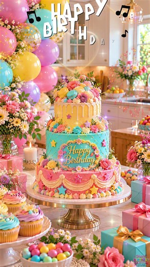 Happy Birthday Song 🎂 Birthday Celebration Video